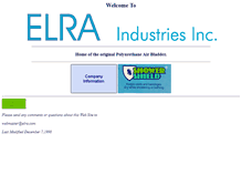 Tablet Screenshot of elra.com